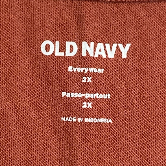 OLD Navy Everywear Sleeveless V-Neck T-Shirt, Copper Moon, size 2X NWT - Picture 3 of 11